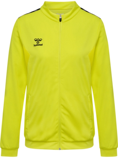 Damen Hummel Authentic Zip Jacket - Blazing yellow